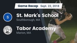 Recap: St. Mark's School vs. Tabor Academy  2018
