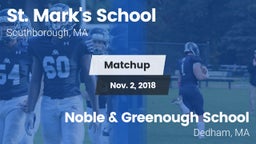 Matchup: St. Mark's vs. Noble & Greenough School 2018