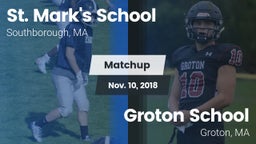 Matchup: St. Mark's vs. Groton School  2018
