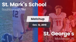 Matchup: St. Mark's vs. St. George's  2019