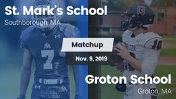 Matchup: St. Mark's vs. Groton School  2019
