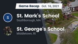 Recap: St. Mark's School vs. St. George's School 2021