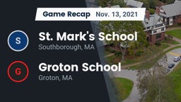 Recap: St. Mark's School vs. Groton School  2021