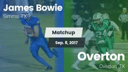 Matchup: Bowie vs. Overton  2017
