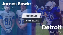 Matchup: Bowie vs. Detroit  2017