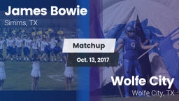 Matchup: Bowie vs. Wolfe City  2017