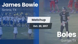 Matchup: Bowie vs. Boles  2017