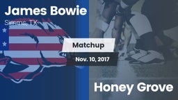 Matchup: Bowie vs. Honey Grove 2017
