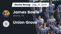 Recap: James Bowie  vs. Union Grove 2018