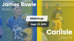 Matchup: Bowie vs. Carlisle  2019