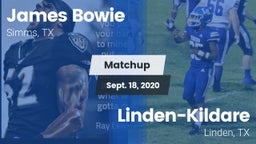 Matchup: Bowie vs. Linden-Kildare  2020