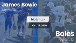 Matchup: Bowie vs. Boles  2020