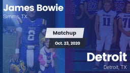 Matchup: Bowie vs. Detroit  2020