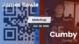 Matchup: Bowie vs. Cumby  2020