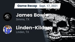 Recap: James Bowie  vs. Linden-Kildare  2021