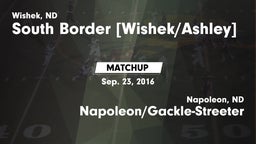 Matchup: South Border co-op [ vs. Napoleon/Gackle-Streeter  2016