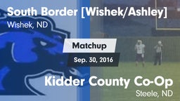 Matchup: South Border co-op [ vs. Kidder County Co-Op 2016