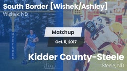 Matchup: South Border co-op [ vs. Kidder County-Steele  2017