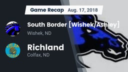 Recap: South Border [Wishek/Ashley]  vs. Richland  2018