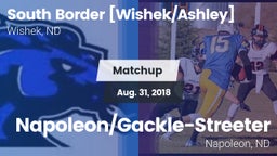 Matchup: South Border co-op [ vs. Napoleon/Gackle-Streeter  2018