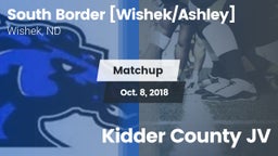 Matchup: South Border co-op [ vs. Kidder County JV 2018