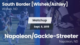 Matchup: South Border co-op [ vs. Napoleon/Gackle-Streeter  2019