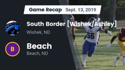 Recap: South Border [Wishek/Ashley]  vs. Beach  2019