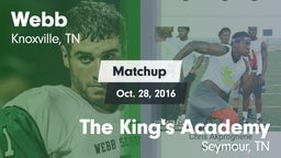 Matchup: Webb vs. The King's Academy 2016