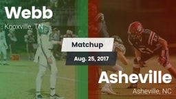 Matchup: Webb vs. Asheville  2017