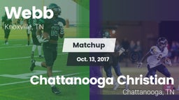 Matchup: Webb vs. Chattanooga Christian  2017