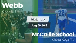 Matchup: Webb vs. McCallie School 2019