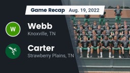 Recap: Webb  vs. Carter  2022