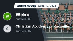 Recap: Webb  vs. Christian Academy of Knoxville 2021