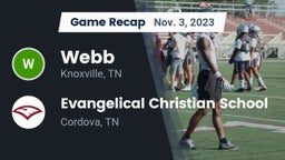 Recap: Webb  vs. Evangelical Christian School 2023