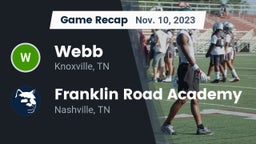 Recap: Webb  vs. Franklin Road Academy 2023