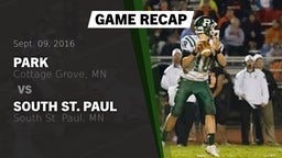 Recap: Park  vs. South St. Paul  2016