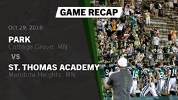 Recap: Park  vs. St. Thomas Academy   2016
