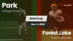 Matchup: Park vs. Forest Lake  2020
