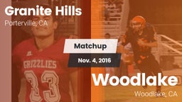 Matchup: Granite Hills vs. Woodlake  2016