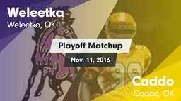 Matchup: Weleetka vs. Caddo  2016