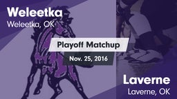 Matchup: Weleetka vs. Laverne  2016