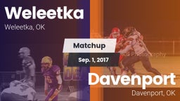Matchup: Weleetka vs. Davenport  2017