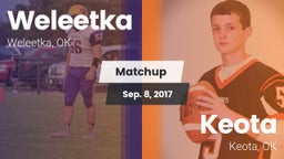 Matchup: Weleetka vs. Keota  2017