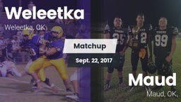 Matchup: Weleetka vs. Maud  2017