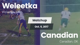 Matchup: Weleetka vs. Canadian  2017