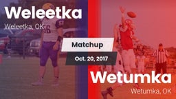 Matchup: Weleetka vs. Wetumka  2017