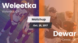 Matchup: Weleetka vs. Dewar  2017