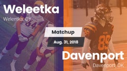 Matchup: Weleetka vs. Davenport  2018