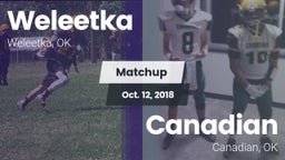 Matchup: Weleetka vs. Canadian  2018