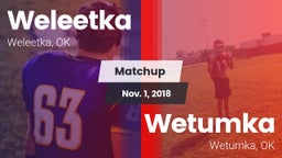 Matchup: Weleetka vs. Wetumka  2018
